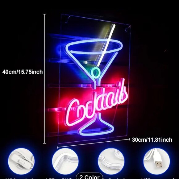 COCKTAIL NEON LED SIGN - Picture 5 of 5